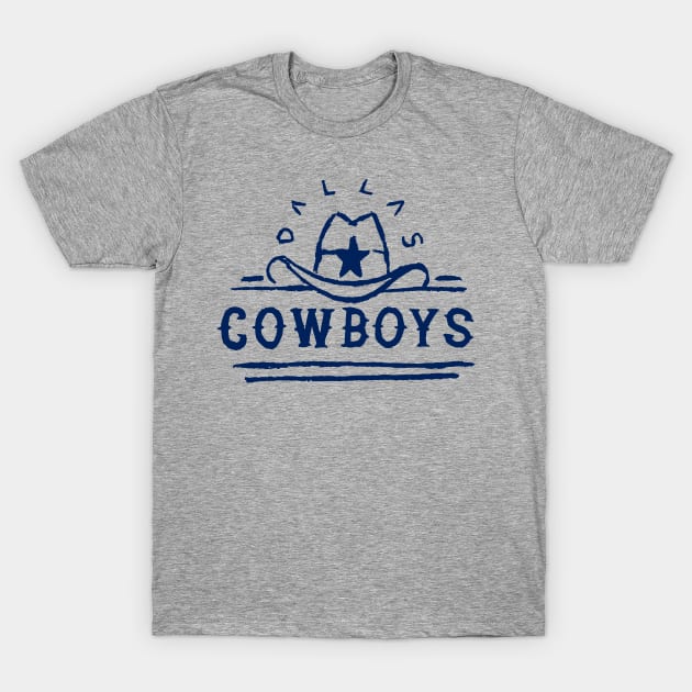 Dallas Cowbooooys 07 T-Shirt by Very Simple Graph